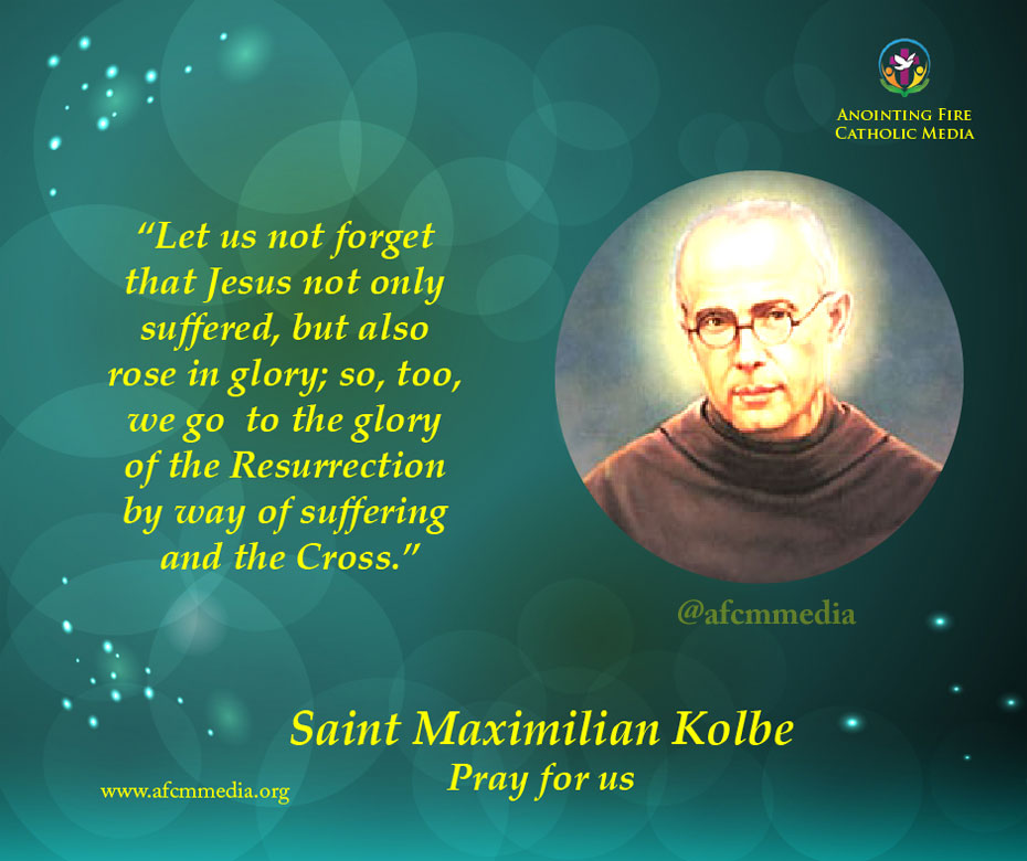 Catholic Saints - Saint Maximilian Kolbe